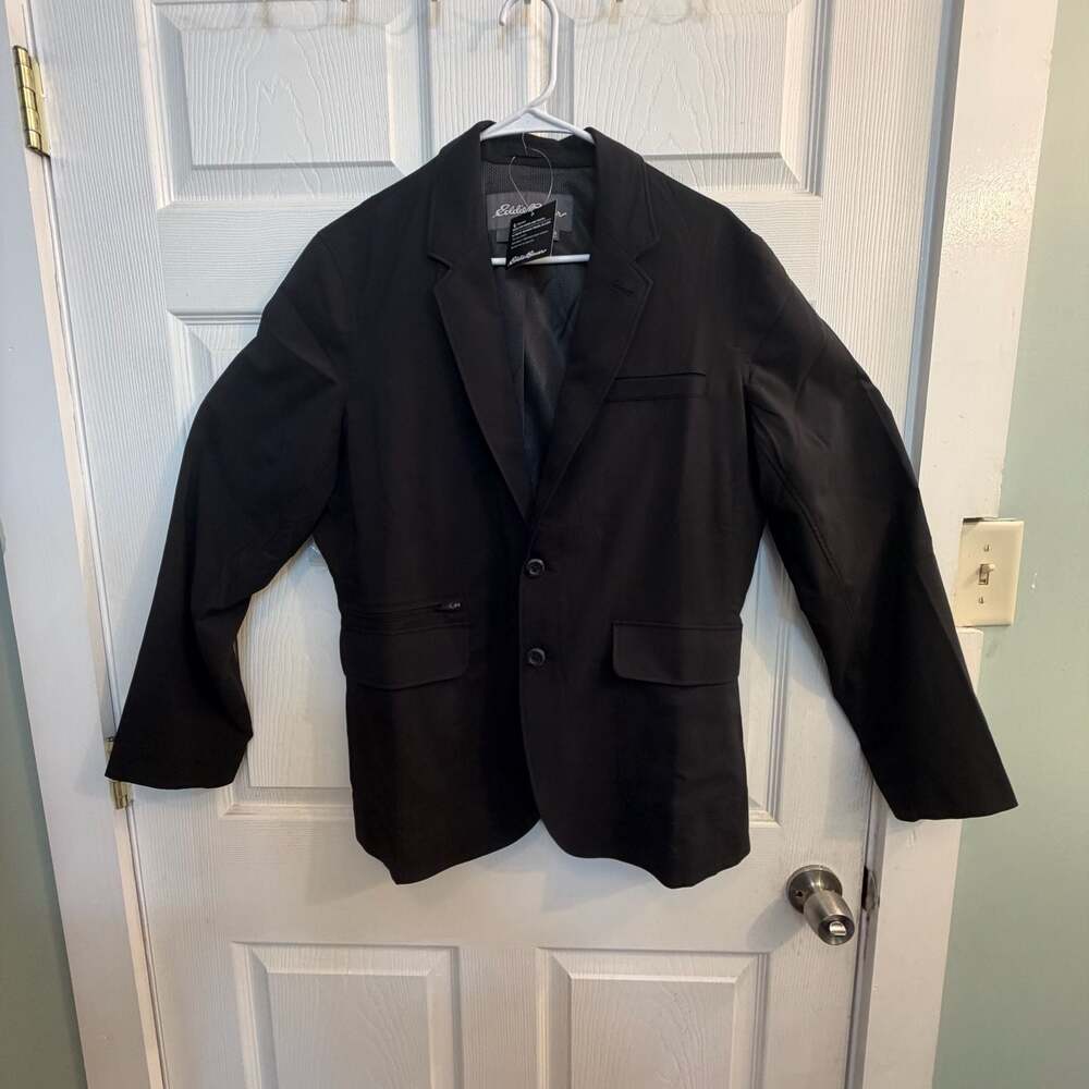 Eddie Bauer Men's Travex Ultimate Voyager Travel Blazer Size 40  Pockets Breatha